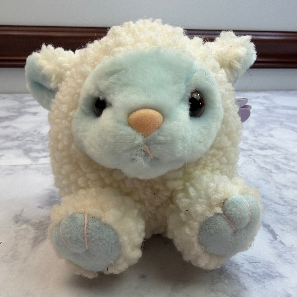 Swibco Puffkins Bluebelle the Lamb Plush Limited Edition 6683 Vintage 1998 4"